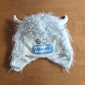 Fun Monster white furry winter hat